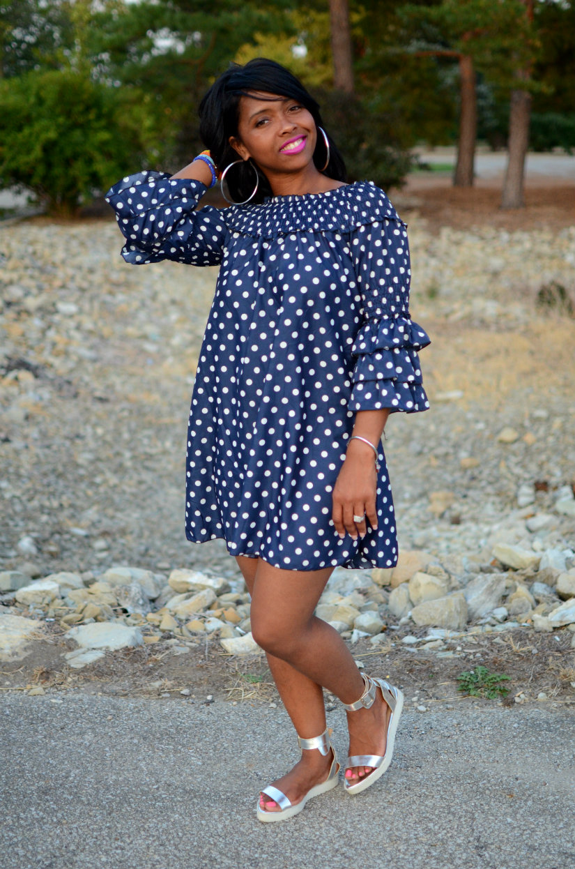 How to Style a Polka Dot Dress