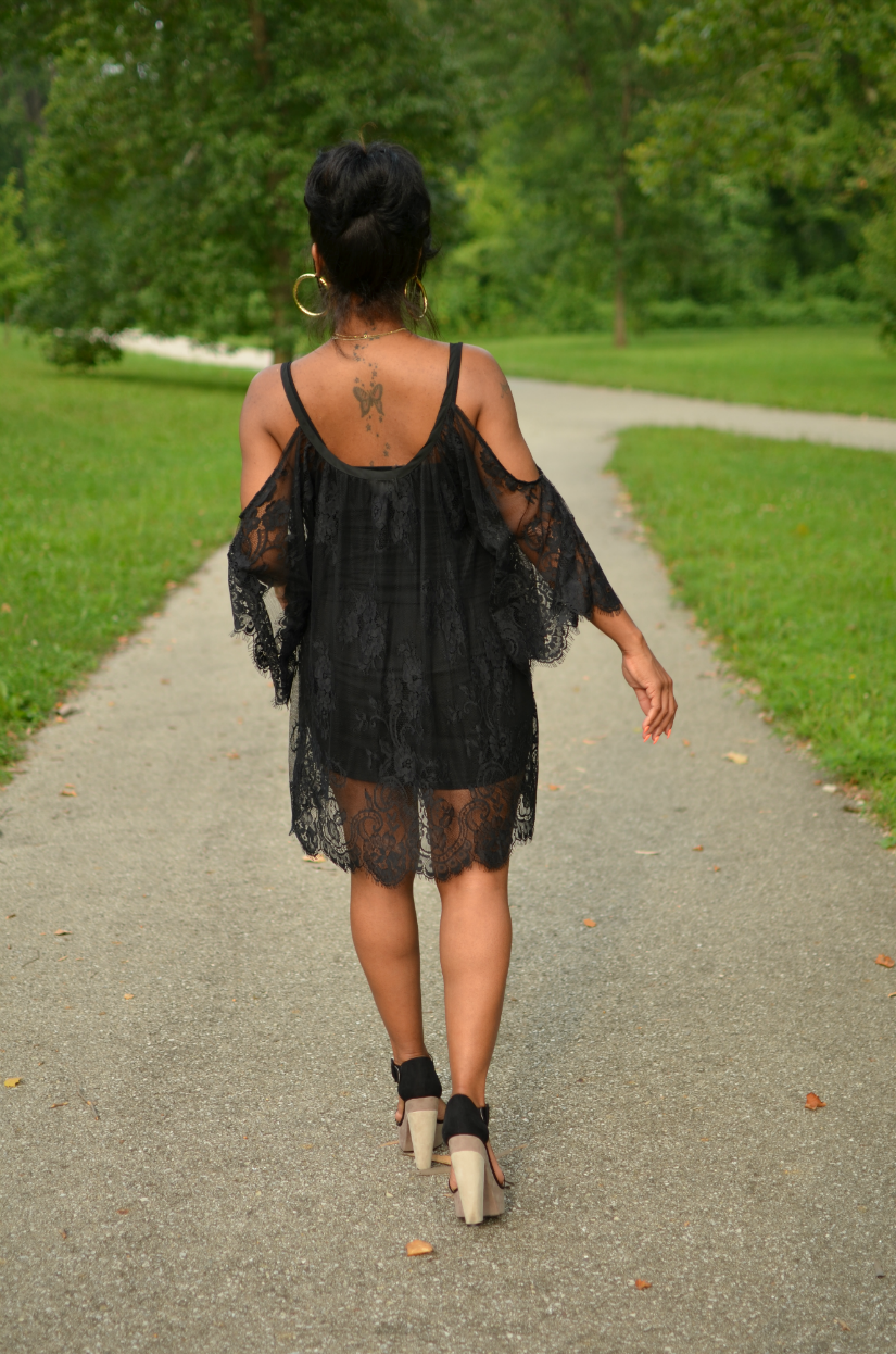 Black lace Dress