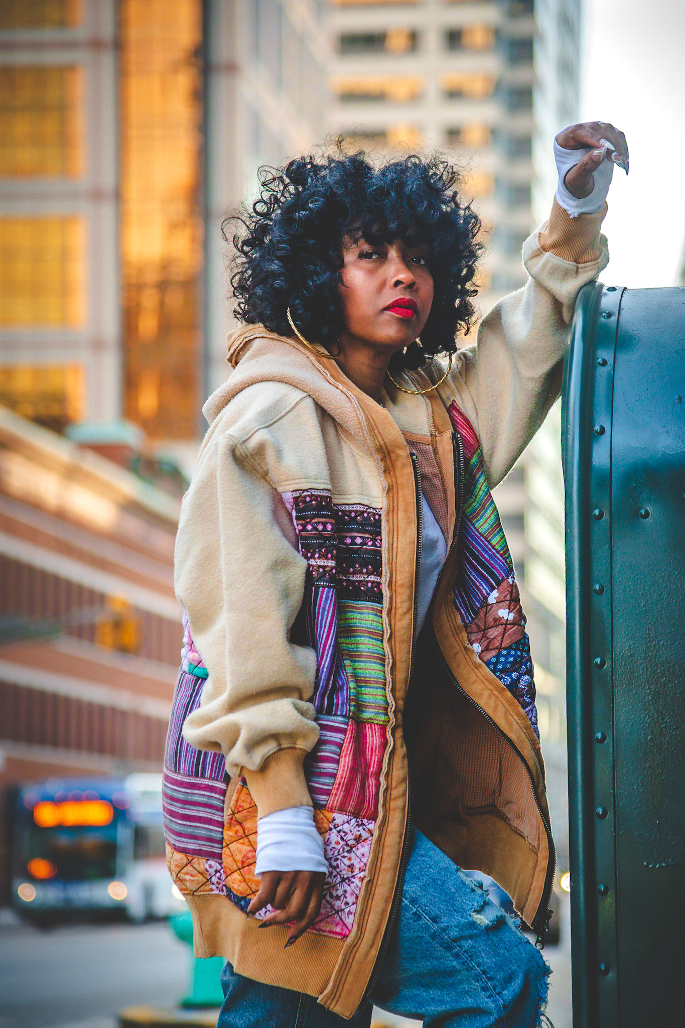 FREE PEOPLE, SWEENEE STYLE, FREE PEOPLE DENIM, DR MARTENS, NATURAL HAIR, INDIANAPOLIS FASHION BLOG, BLACK GIRLS WHO BLOG, EASY OUTFIT IDEAS, WINTER