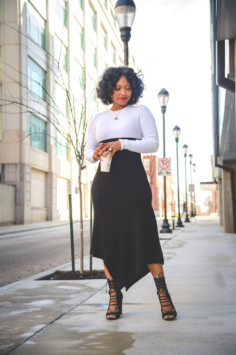 Walmart Fashion, Sweenee Style, Walmart Fashion, Indianapolis fashion blog, easy outfit ideas, how to wear a dress, natural hair blog, relaxed hair
