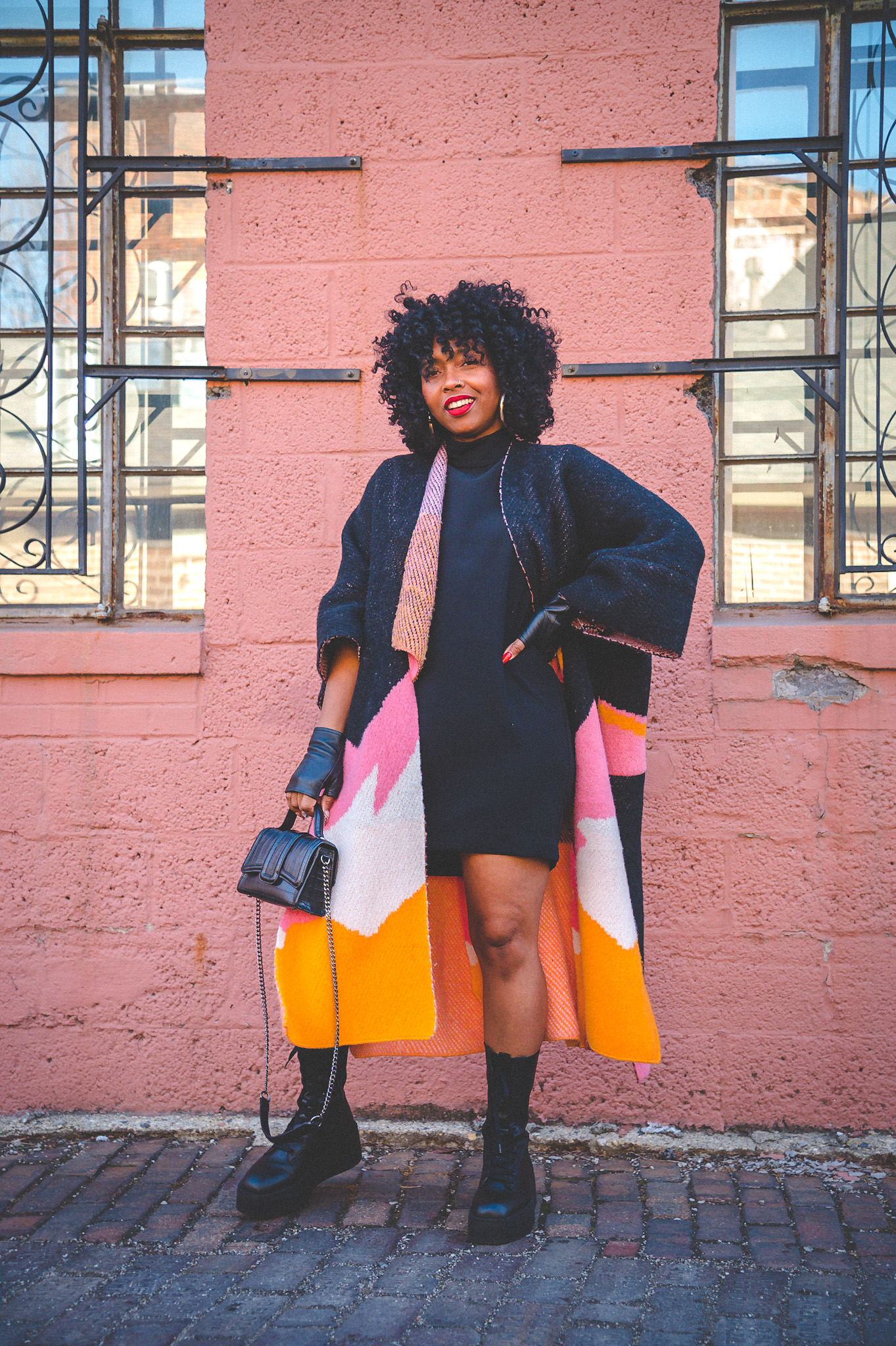 HOLIDAY OUTFIT IDEA, SWEENEE STYLE, HOW TO WEAR ALL BLACK, CARDIGANS FOR WINTER, WINTER OUTFIT IDEAS, INDIANAPOLIS FASHION BLOG, INDIANAPOLIS STYLE BLOG, CARDIGAN STYLE, HOW TO WEAR A CARDIGAN, BLACK GIRLS WHO BLOG